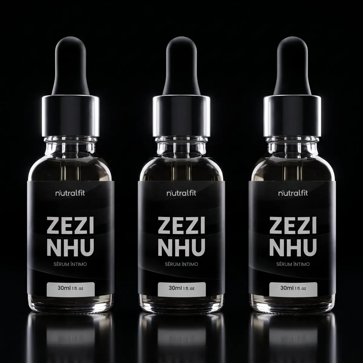 Kit com três frascos de Zezinhu
